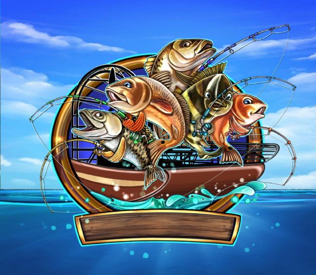5 friends fishing logo
